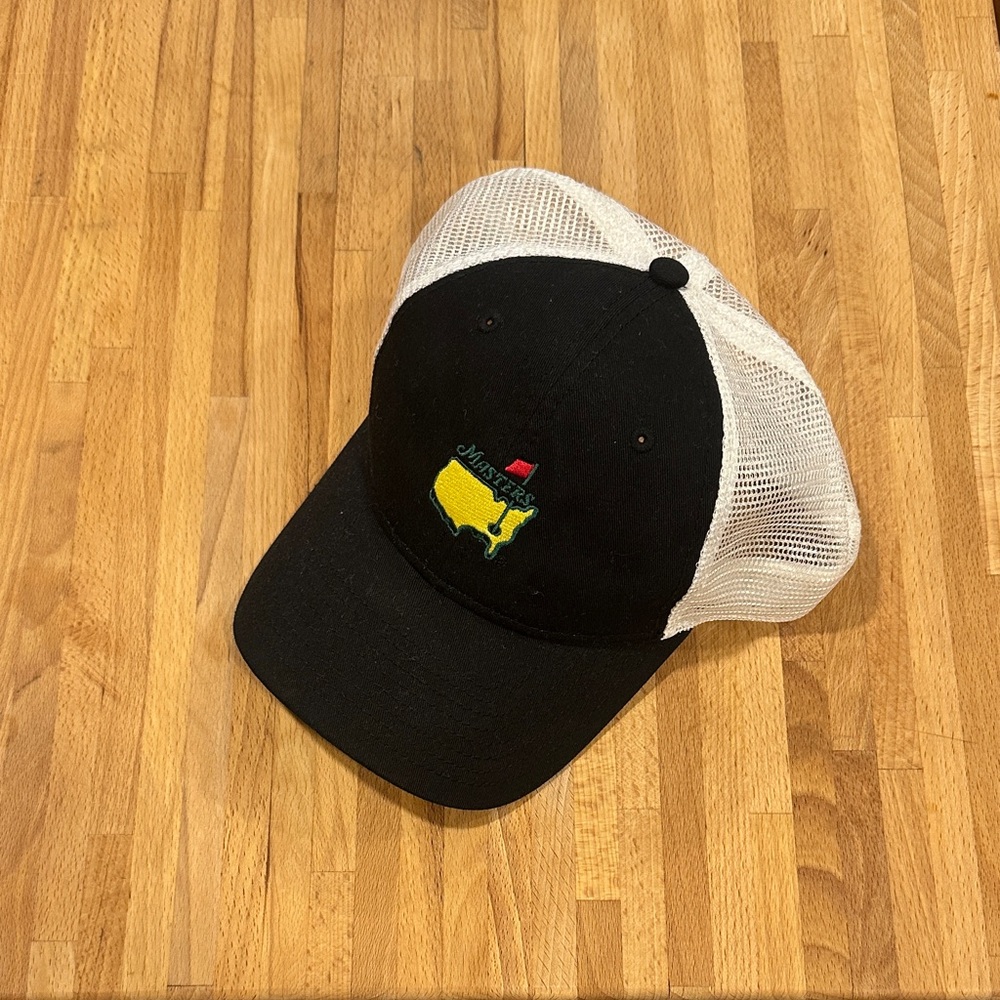 Masters Trucker Hat with Yellow Patch